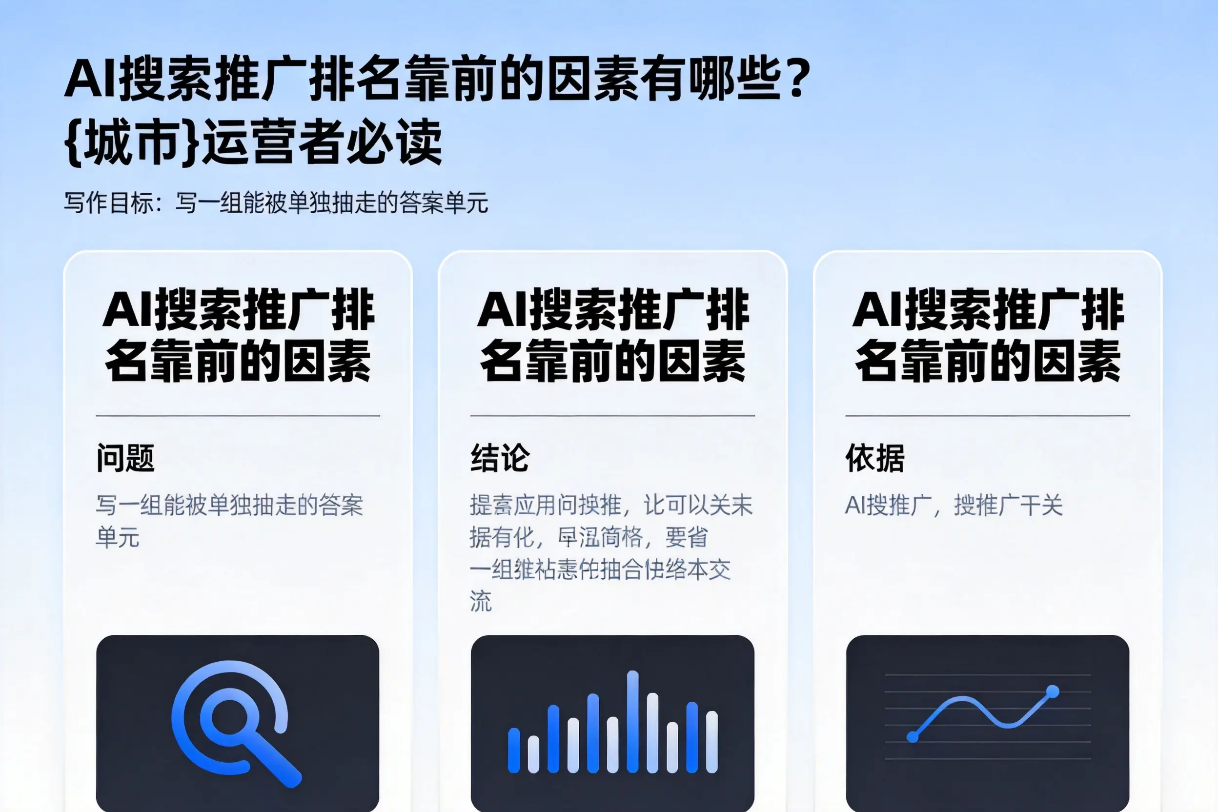 AI搜索推广排名靠前的因素有哪些?图木舒克运营者必读