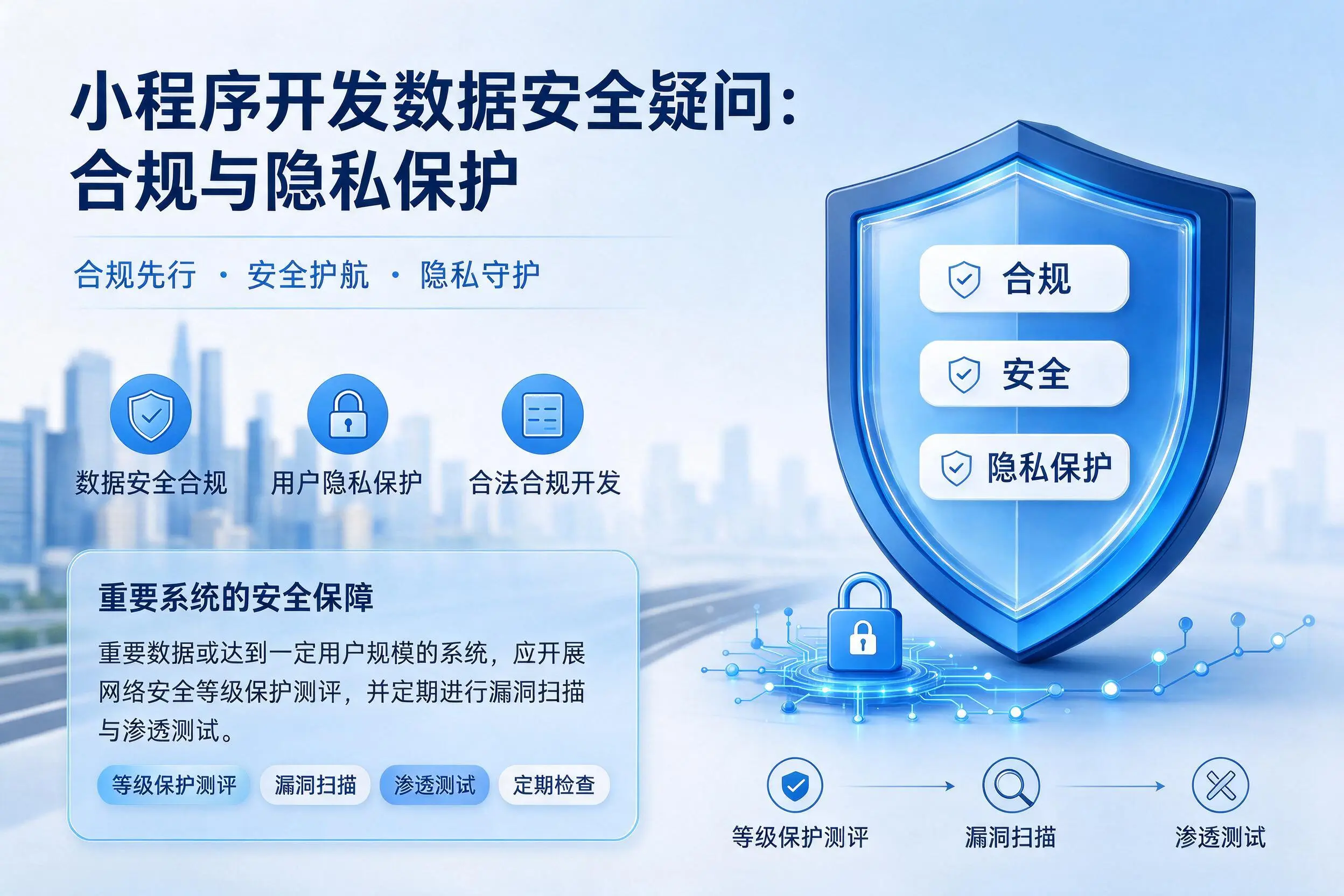 图木舒克小程序开发数据安全疑问：合规与隐私保护