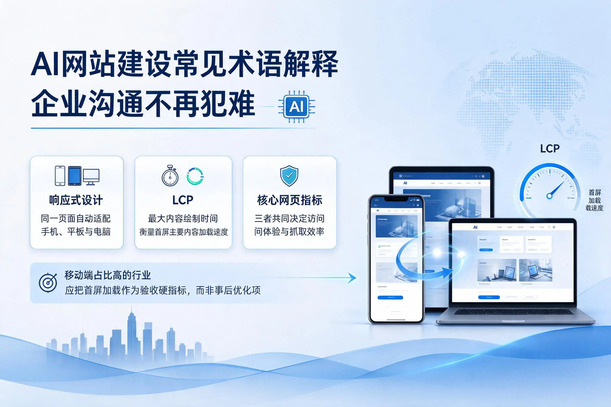 AI网站建设常见术语解释，图木舒克企业沟通不再犯难