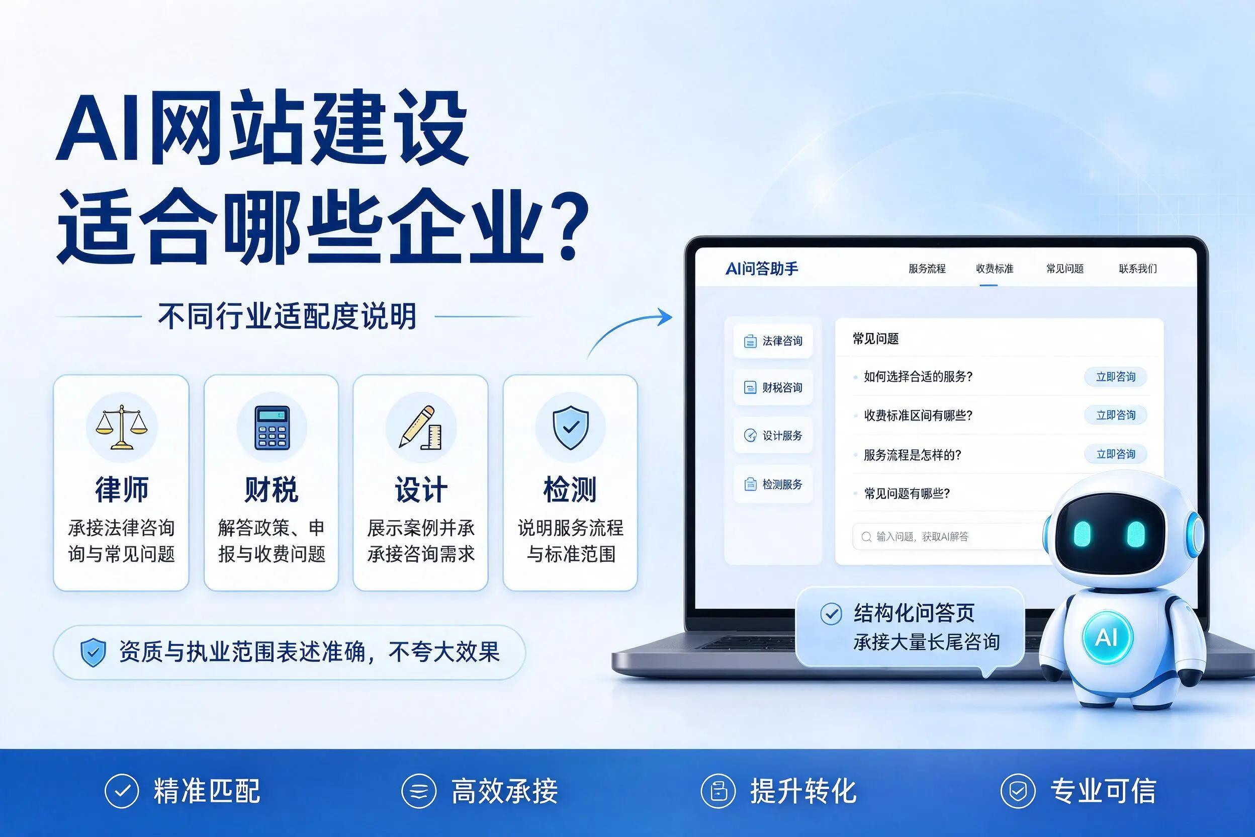 AI网站建设适合哪些企业？图木舒克不同行业适配度说明