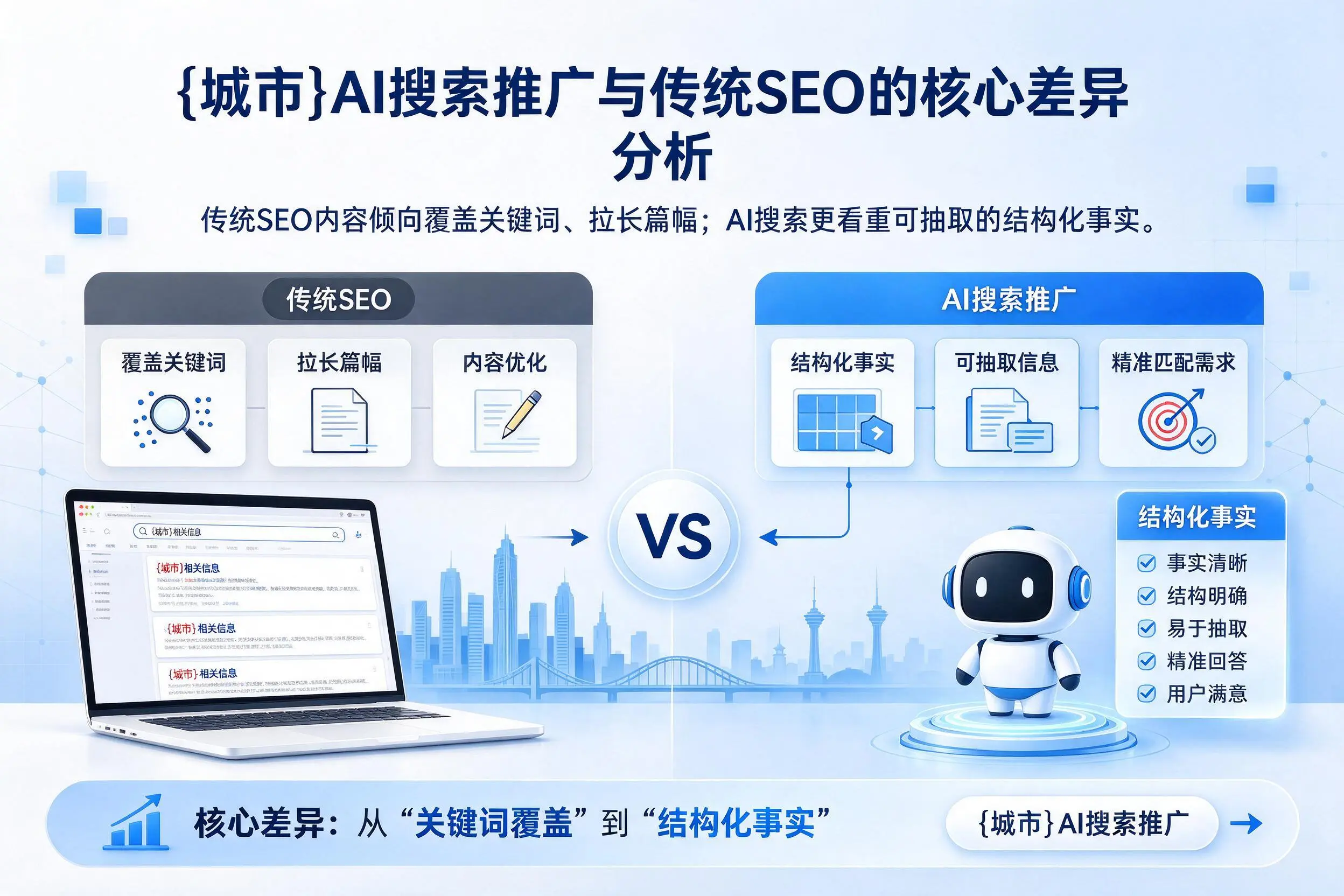 图木舒克AI搜索推广与传统SEO的核心差异分析